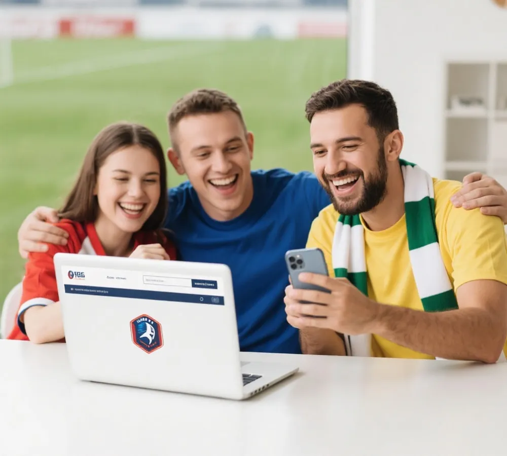 會員註冊與賽事提醒示意圖