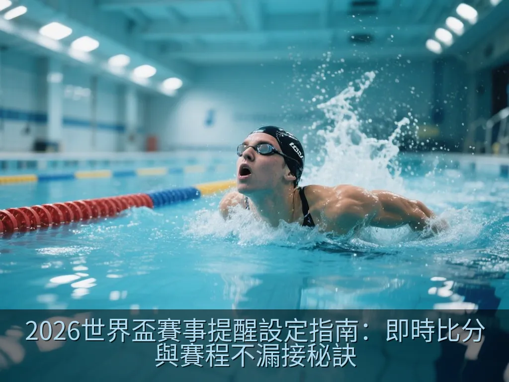 2026世界盃賽事提醒設定指南：即時比分與賽程不漏接秘訣
